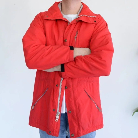 L.L. Bean Vintage  Red Ski Jacket ~Small - Picture 3 of 16